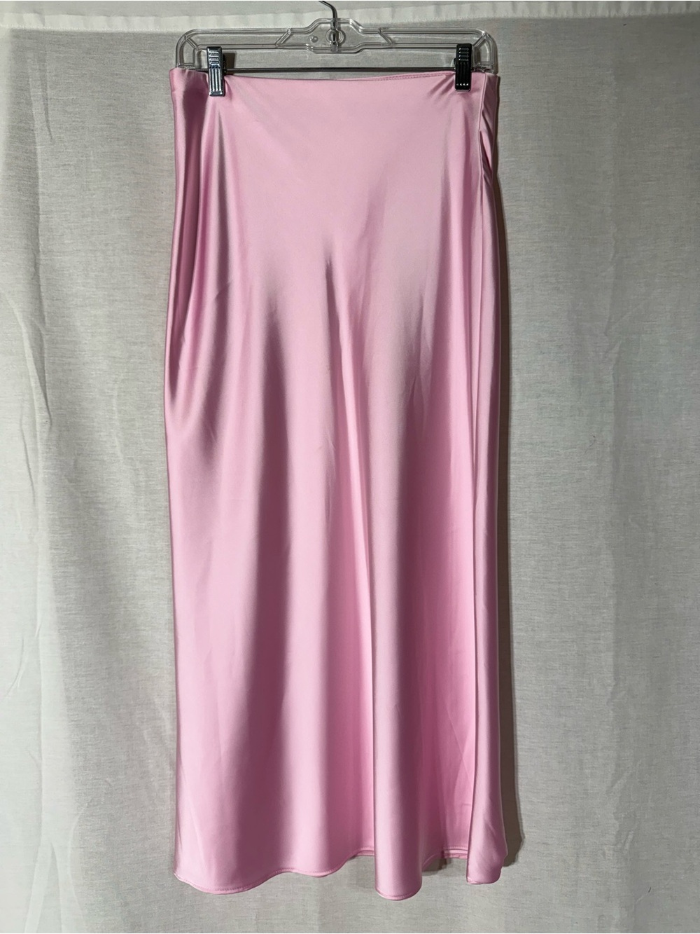 Zara Blush Pink Satin Slip Skirt Size XS